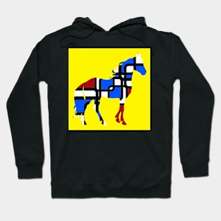 horse with pattern Hoodie